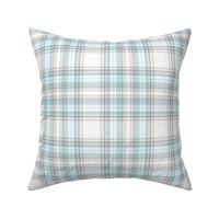 Blue and Gray Winter Plaid