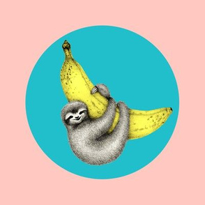 Banana Loving Sloth Cutie 
