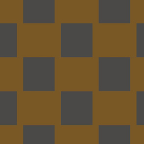 Offset Checkers Brown