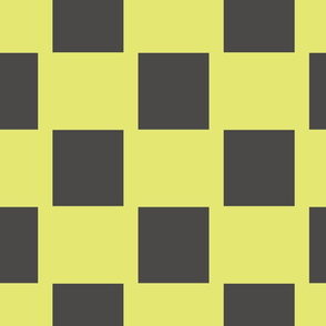 Offset Checkers Yellow