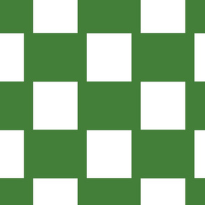 Offset Checkers Green