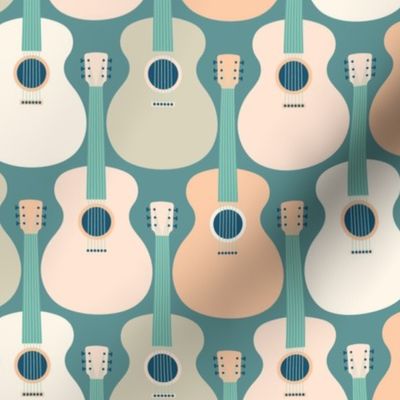 guitars by Pippa Shaw M teal