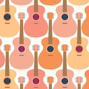 guitars by Pippa Shaw M orange rust