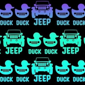 Big Duck Duck Jeep Green Blue Purple Black