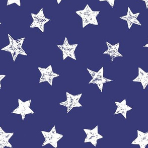 Ducky White Stars over Blue