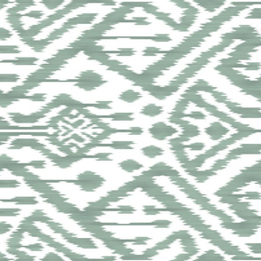 Ikat Deco dusted sage