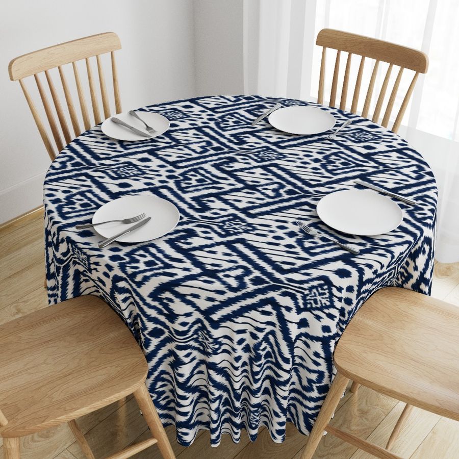 Ikat Deco Indigo