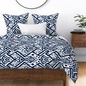 Ikat Deco Indigo