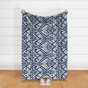 Ikat Deco Indigo