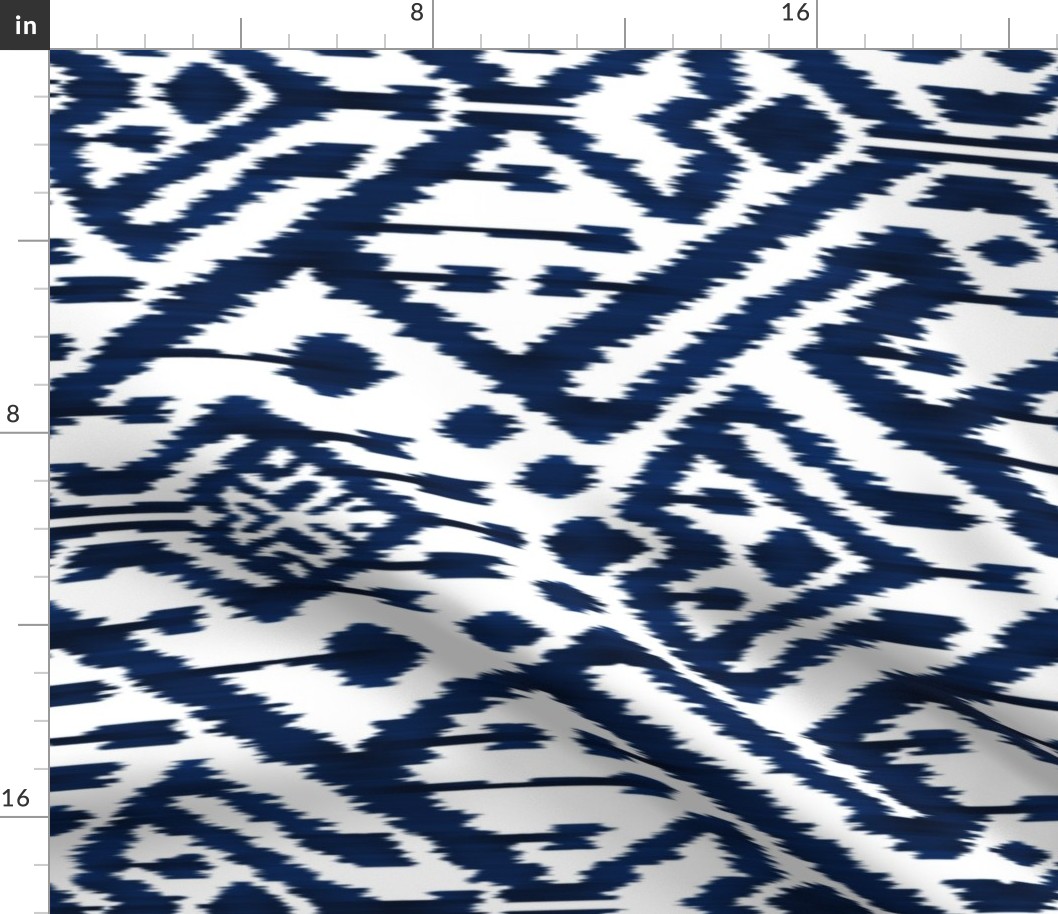 Ikat Deco Indigo