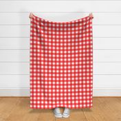 buffalo check plaid red and white