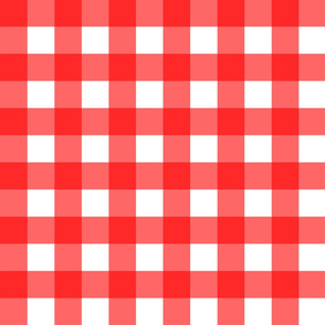 buffalo check plaid red and white