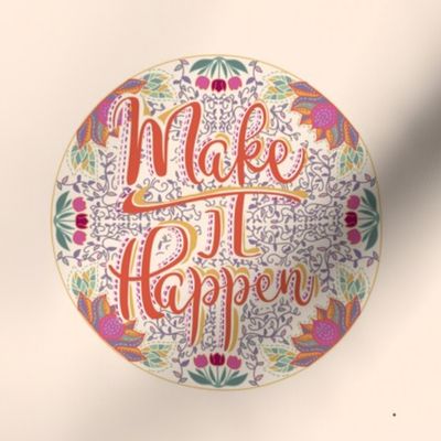 Make It Happen - Embroidery Pattern