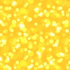Sparkly Bokeh Pattern - Maize Color