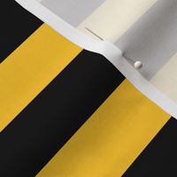 Large Maize Awning Stripe Pattern Horizontal in Black