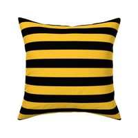 Large Maize Awning Stripe Pattern Horizontal in Black