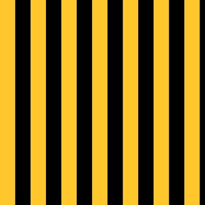 Maize Awning Stripe Pattern Vertical in Black