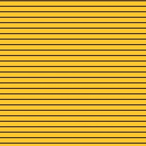 Small Maize Pin Stripe Pattern Horizontal in Black