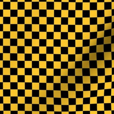 Checker Pattern - Maize and Black