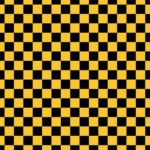 Checker Pattern - Maize and Black