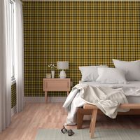 Houndstooth Pattern - Maize and Black
