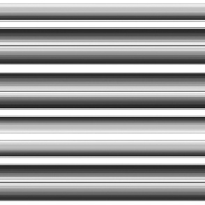 Small Scale Grey Black and White Serape Blanket Stripes