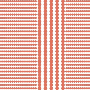 wide duo stripe (terra cotta)