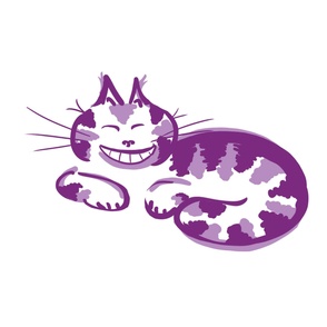 Wonderland - Cheshire Cat Pillow