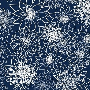 Light Blue and Navy Flowers4-01