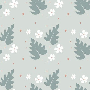 Simple Pale Hawaiian Print