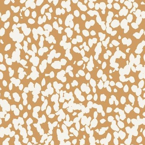 Art Class Solids Inverted Oak Leaf Fall Leaf Orange Quilting Fabric