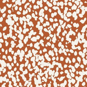 Art Class Inverted Rust Red Brick Red Quilting Fabric