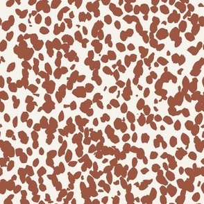 Painted Blender Baked Clay Rust Red Quilting Fabric