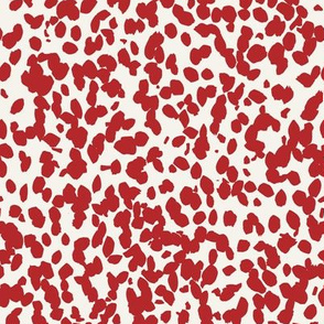 Painted Blender Vibrant Red Christmas Quilting Fabric