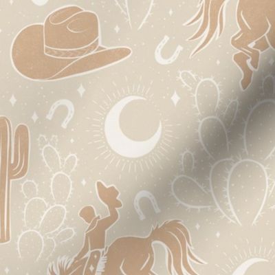 Cowboys and Cacti - large - sand