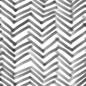 Messy herringbone line art in back and white