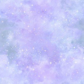Galaxy Sparkle Watercolor Blender Purple