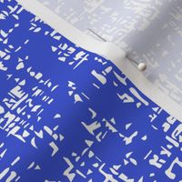 Electric Blue worn fabric texture solid