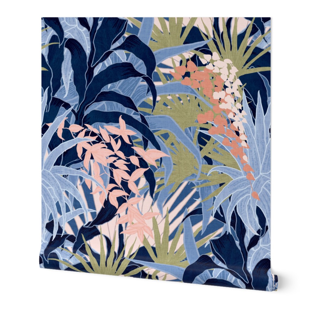 Daintree - rainforest at dusk Wallpaper | Spoonflower