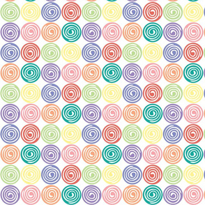 Swirly Polka Dot Pattern