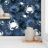 Crabs run the night  ©designsbyroochita