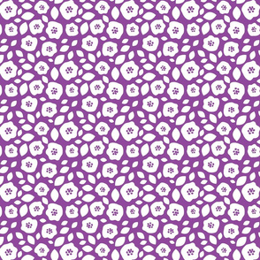 purple ditsy floral v. 1 