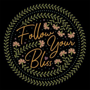 Follow Your Bliss-Black