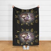 36x54 pisces blanket