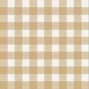 Linear Gingham french mustard