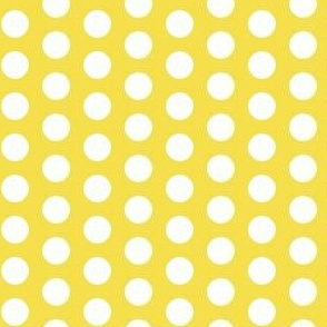 White polkadots on illuminating yellow (small)