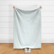 Mint polkadots on white - one inch polka dots