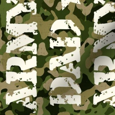 Army Dad Green Camo Rotated - large scale