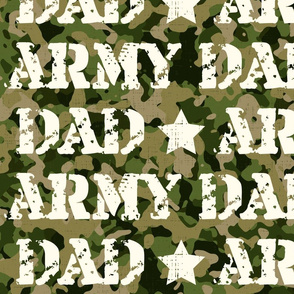 Army Dad Green Camo - extra large scale