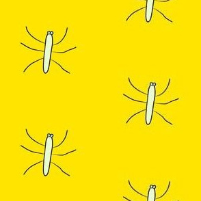 Mosquitos on Yellow